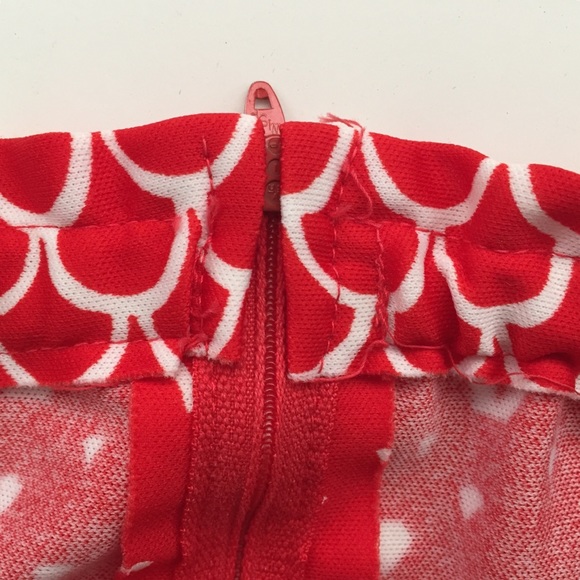 Vintage Scallop Print Doubleknit Maxi - Picture 7 of 7